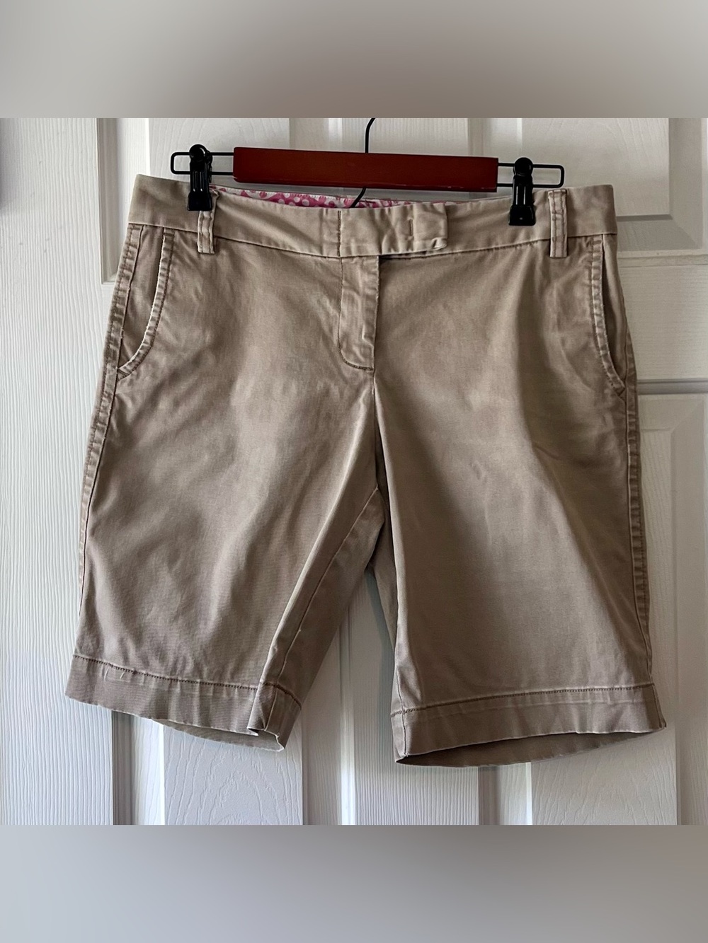 J. Crew Khaki Bermuda Chino Shorts